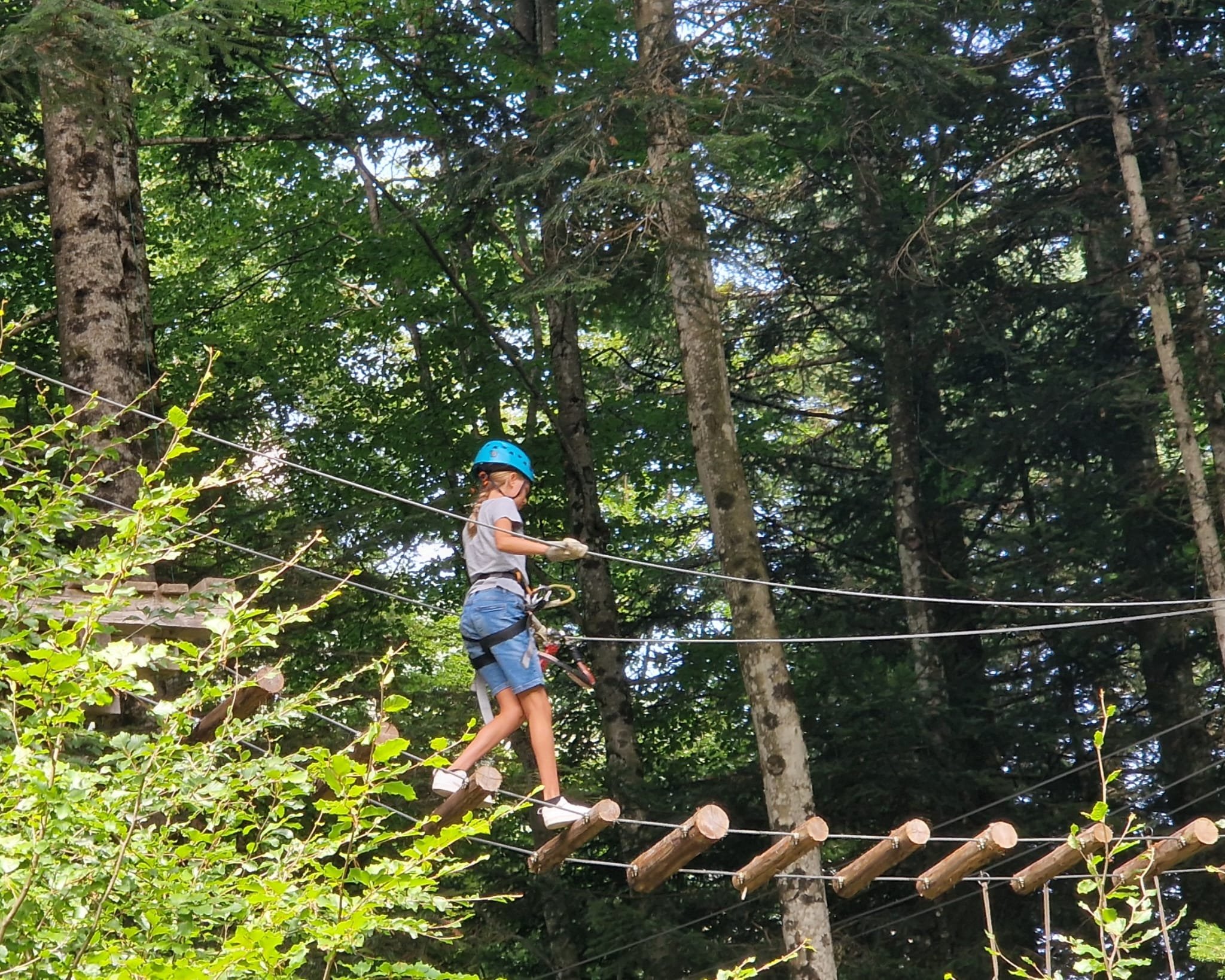 Besuch im Seilpark Melchsee Frutt