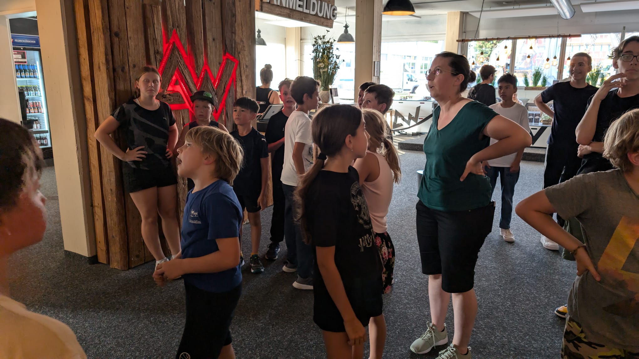 Warten bis es los geht