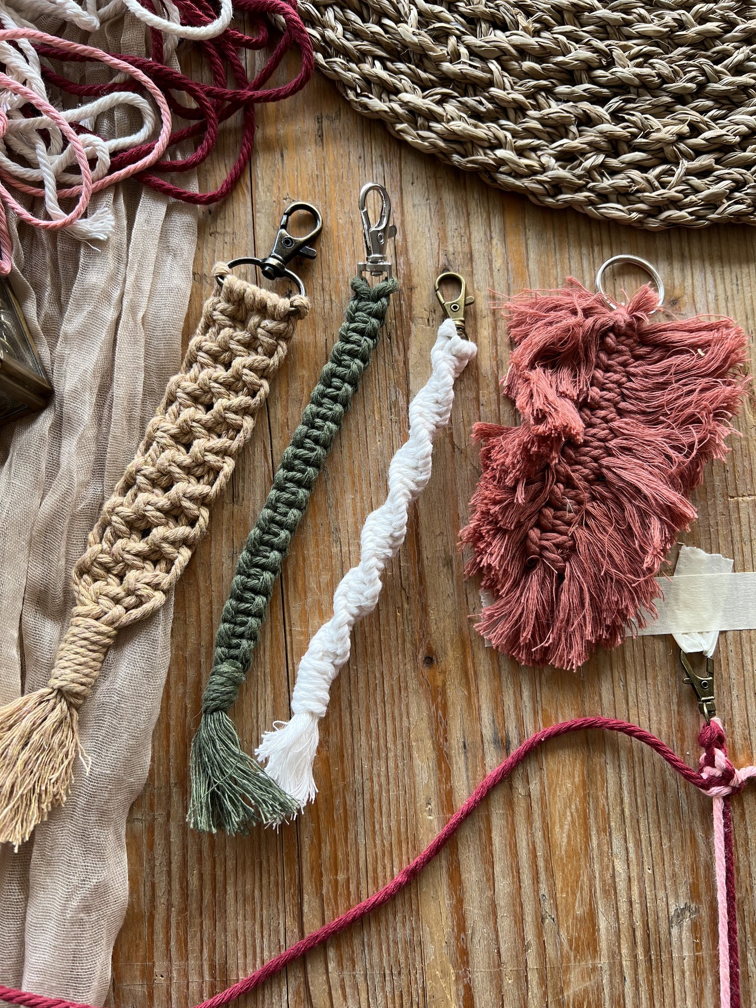 Makramee Schlüsselanhänger