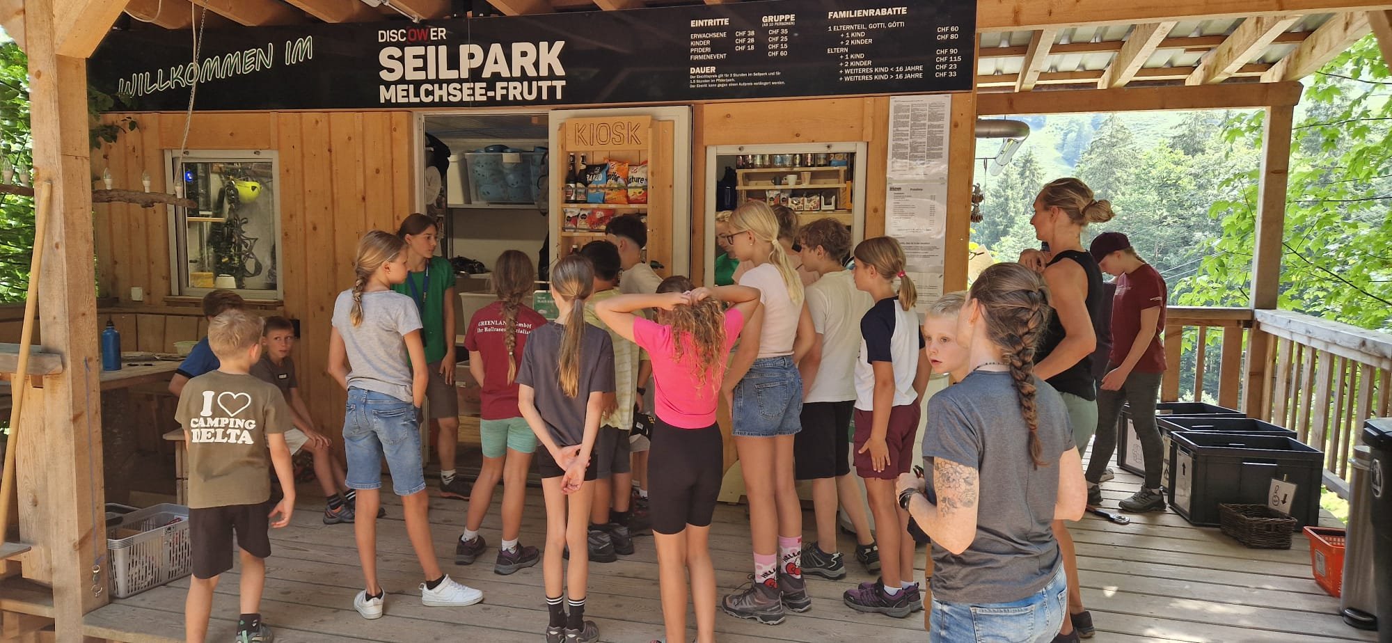 Besuch im Seilpark Melchsee Frutt