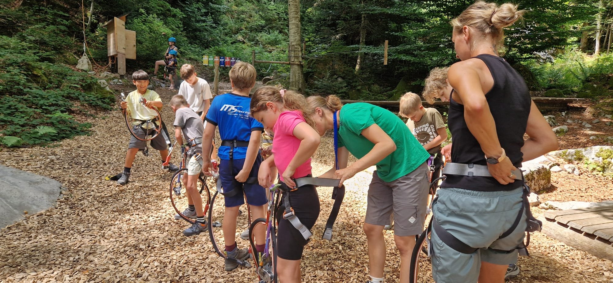 Besuch im Seilpark Melchsee Frutt