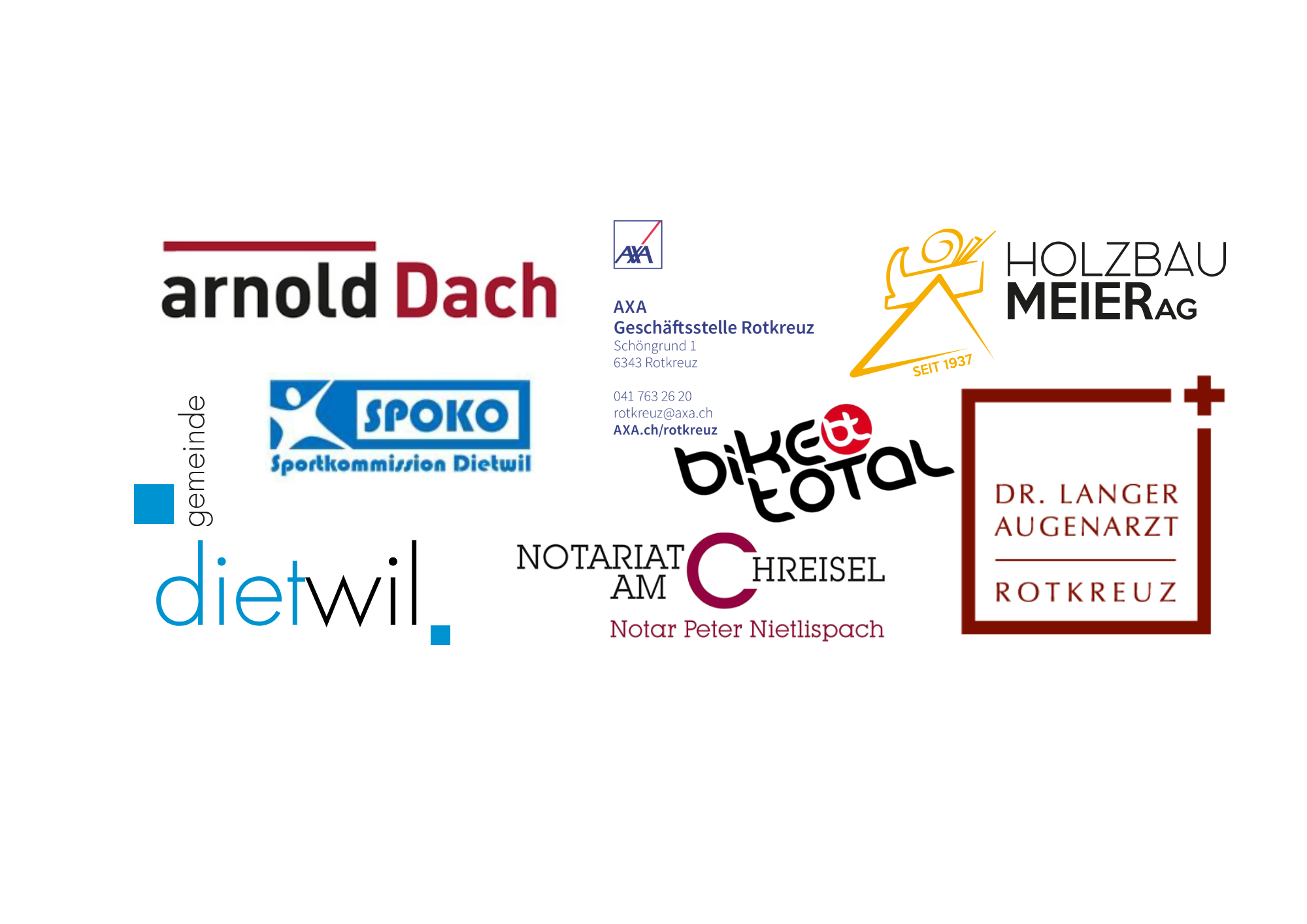 Unsere Hauptsponsoren - Herzlichen Dank