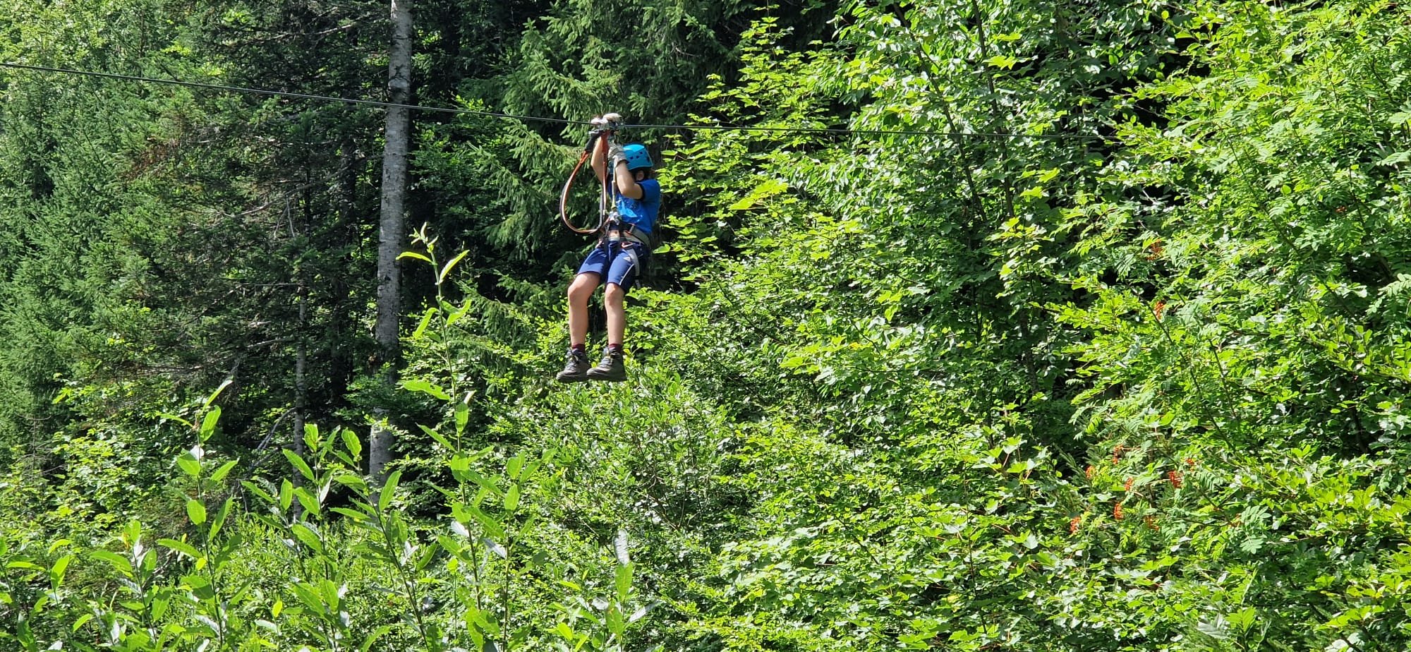 Besuch im Seilpark Melchsee Frutt