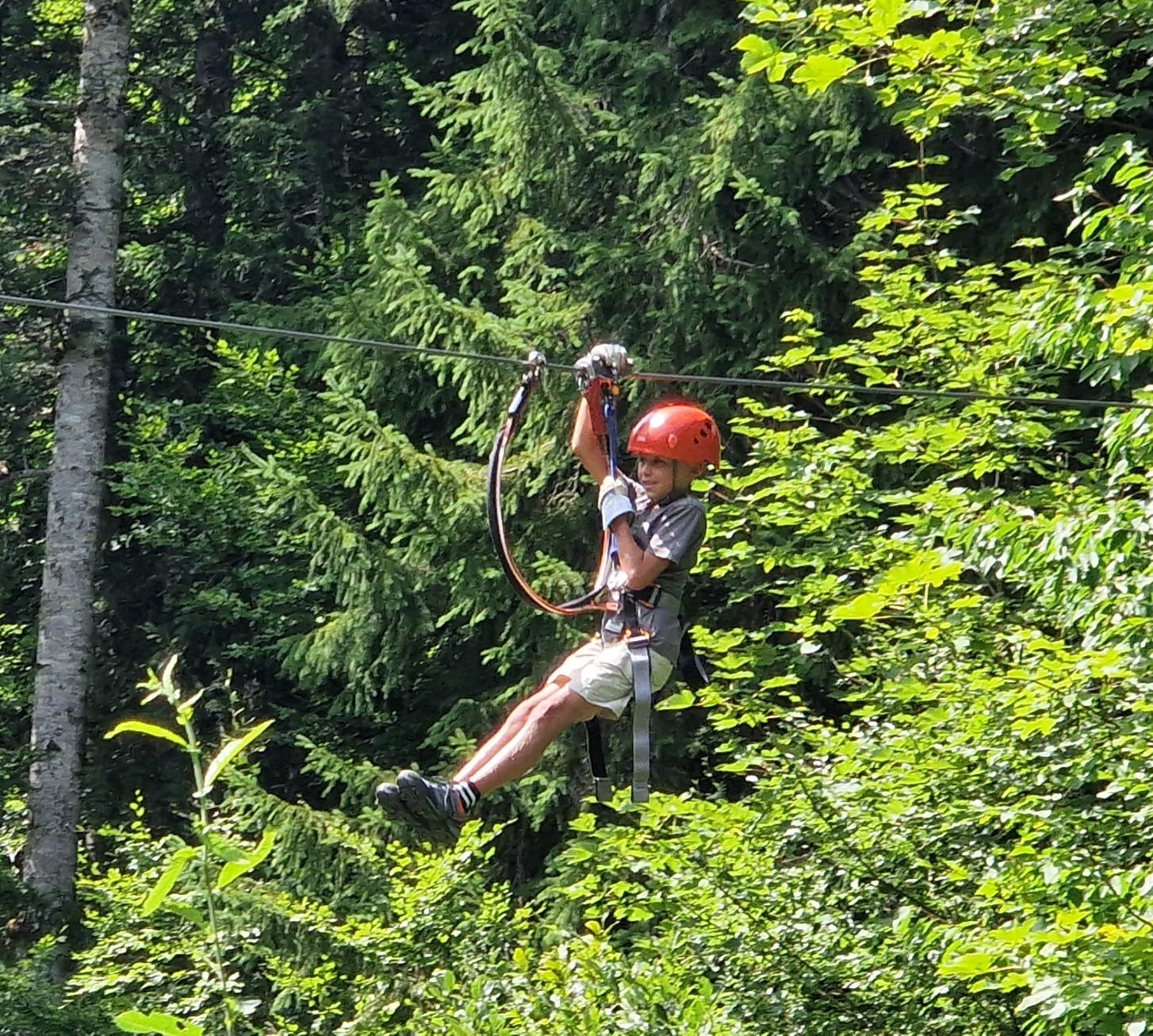 Besuch im Seilpark Melchsee Frutt